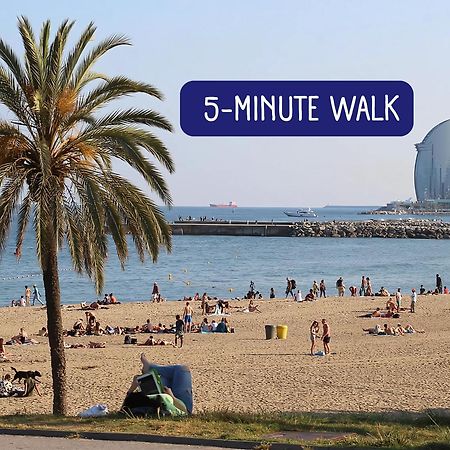 Taulat Loft L Poblenou Beach L Self Check In L Terrace Penthouse Barcelona Eksteriør billede