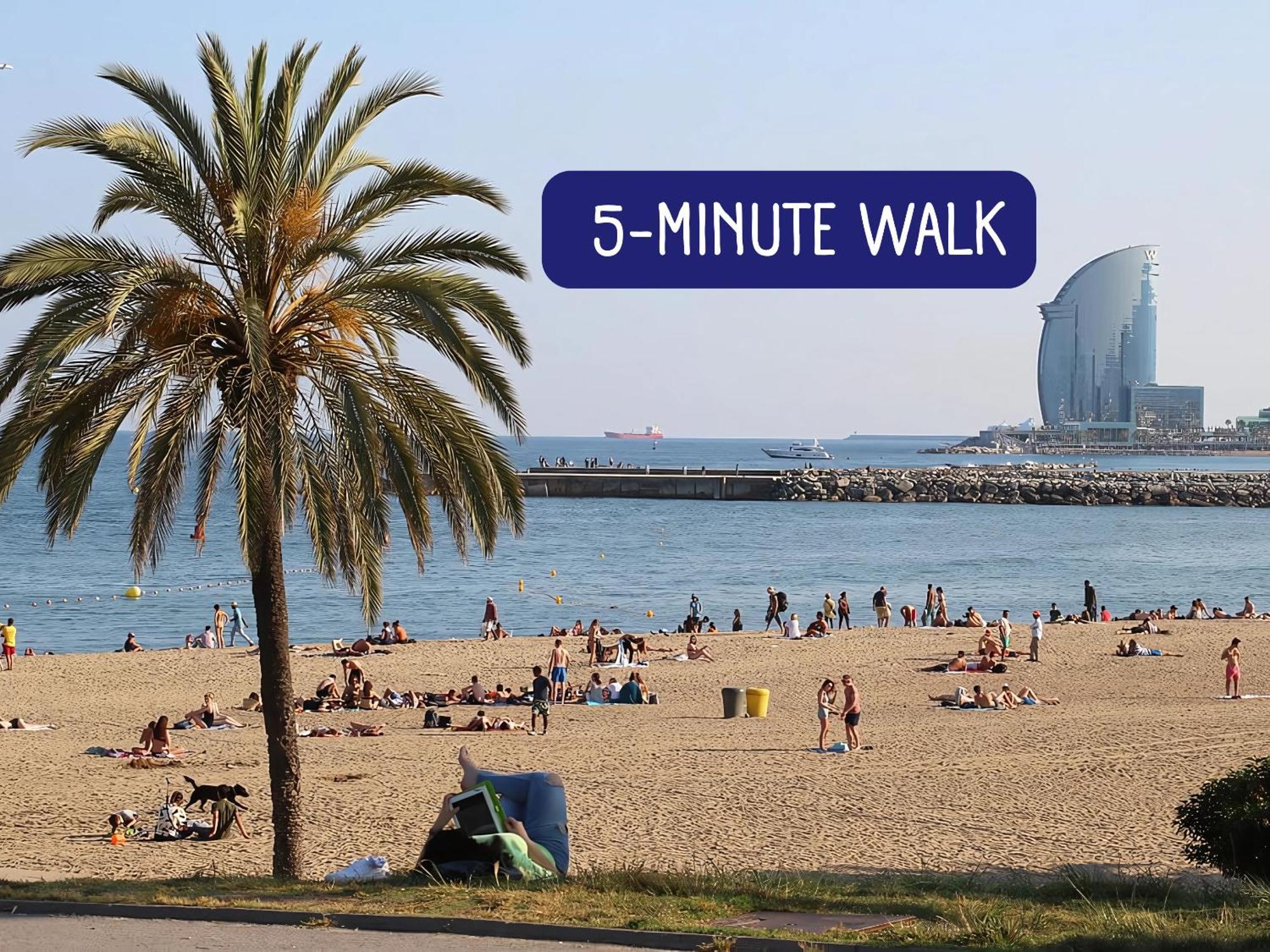 Taulat Loft L Poblenou Beach L Self Check In L Terrace Penthouse Barcelona Eksteriør billede