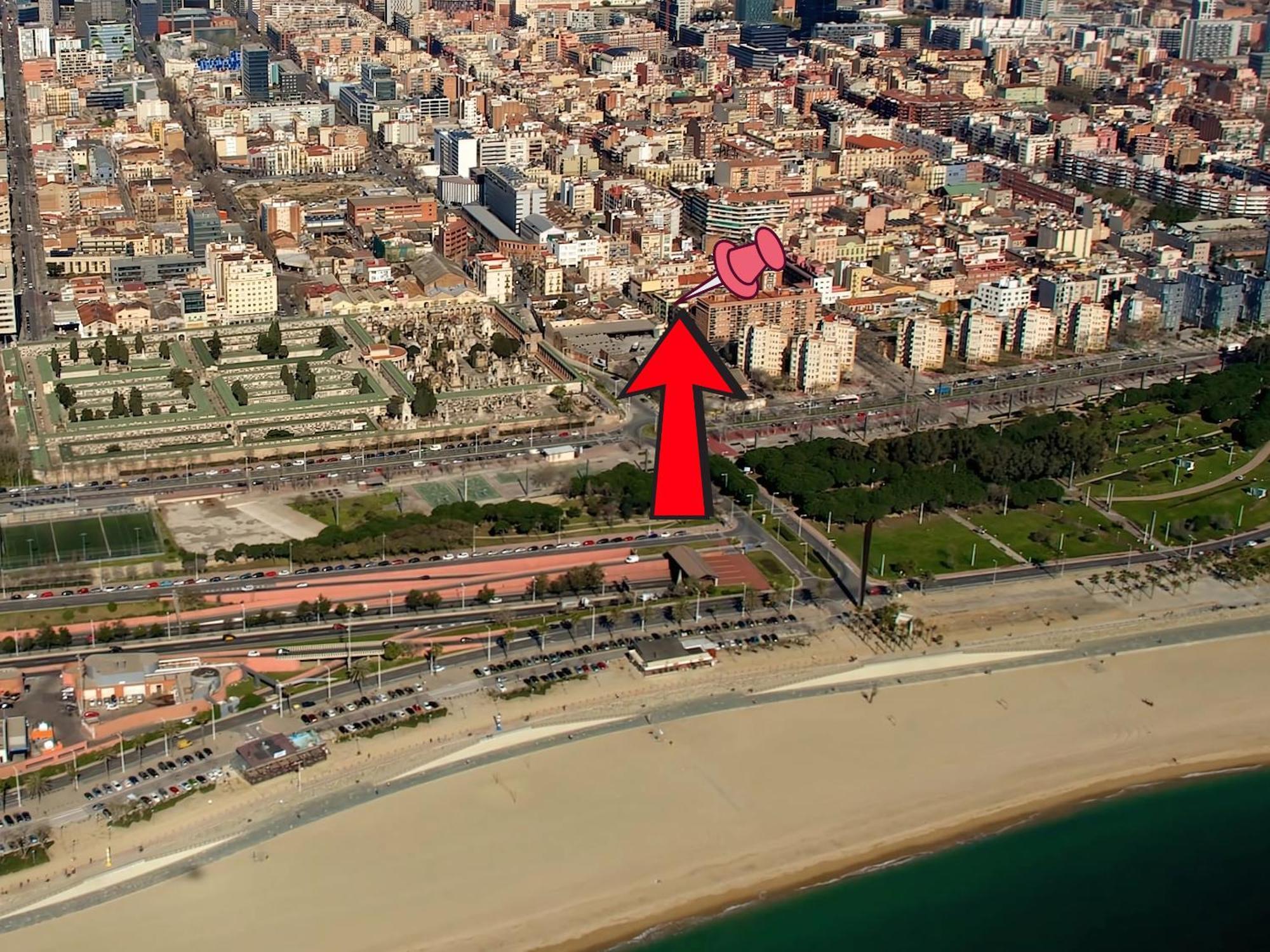 Taulat Loft L Poblenou Beach L Self Check In L Terrace Penthouse Barcelona Eksteriør billede